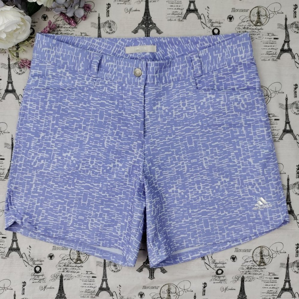 Adidas Golf Chalk Purple Print Shorts
